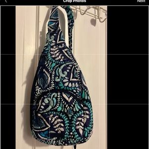 Vera Bradley small back packin turquoise and blues